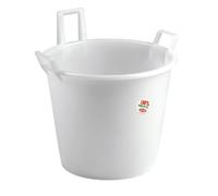 Stefanplast Mastillo 3 Asas de Polietileno, Blanco, 100 l, 65 cm, Polyethylene