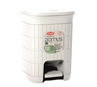 Stefanplast Papelera De Baño Con Pedal 6L Domus Plástico Pequeña