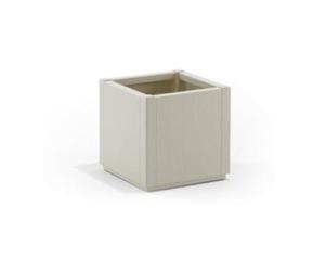 Stefanplast S.P.A. Jardinera ética Cuadrada 36 cm Yeso