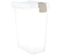 Stefanplast stf739 Contenedor para Comida Animales, Transparente, 15 L