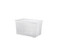 Stefanplast Visualbox Caja Rectangular, plástico, Blanca