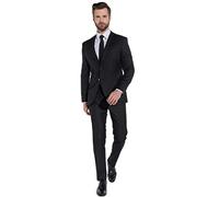 Steffen Klein Traje de caballero de diseñador Slim Fit, Negro , 106