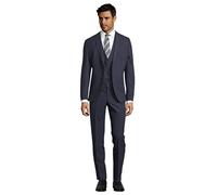 Steffen Klein Traje de negocios para hombre de 3 piezas con chaleco, marine, 56