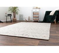 Steffensmeier Alfombra Korinth de Handweb, de Lana Sana | Mejor Lana Virgen, Natural, Tejida a Mano, tamaño: 70 x 130 cm