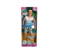 Steffi Love Beach Kevin, Kevin en Traje de baño con Camiseta y Pelota Completa, muñeca de 30 cm, a Partir de 3 años