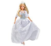STEFFI LOVE Simba 105733582 White Dream - Muñeca de vestidor con un Bonito Vestido Blanco Brillante con Brillantes de 29 cm, muñeca a Partir de 3 años