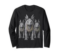 Stegosaurus Dinosaur Rap Old School Retro Streetwear 80s 90s Manga Larga