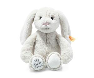 Steiff 242076 Soft Cuddly Friends My First Hoppie Hase Friend Conejo, Color Blanco, 1 Stück (1er Pack) (242342)