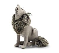 Steiff 25020 Best of Selection Lobo aullido, 38 cm, para coleccionistas, Lavable, Color marrón Claro (025020)