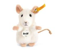 Steiff 56215 Pilla - Ratón de peluche color blanco de 10 cm [Importado de Alemania]