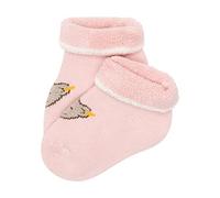Steiff Basic Baby Calcetines Gots, Silver Pink, 16 para Bebés