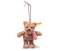 Steiff Ben 114274 - Colgante de oso de peluche con ojos de plástico, 12 cm, color marrón