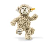 Steiff Bingo 060274 - Mono de Peluche para niños, Suave y Lavable, 20 cm, Color Beige