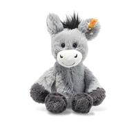 Steiff Burrito Dinkie, Peluche Encantador con Ojos de plástico, peques, niños y niñas, Friends, 20 cm, Gris Claro, 073922