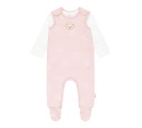 Steiff Conjunto pelele + camiseta manga larga GOTS - Rosa