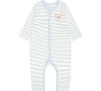 Steiff Collection Pijama entero/body ecru / azul claro / marrón / blanco, Talla 86