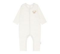 Steiff Collection Pijama entero/body ecru / beige claro / marrón claro / blanco, Talla 80