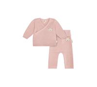 STEIFF Conjunto de bebé de 2 piezas: cárdigan de punto y pantalón de punto rosa | 80