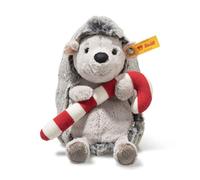 Steiff Cosy Christmas Erizo Hedgy, Peluche Adorable con Ojos de plástico, para peques, niños y niñas, Friends, 18 cm, Gris, 059001