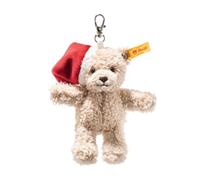 Steiff Cosy Christmas Llavero Osito Ben, Peluche Adorable, para peques, niños y niñas, Friends, 12 cm, Beige, 112607
