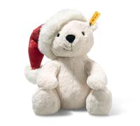 Steiff Cosy Christmas Oso Polar Rico, Peluche Adorable con Ojos de plástico, para peques, niños y niñas, Friends, 25 cm, Blanco, 065231