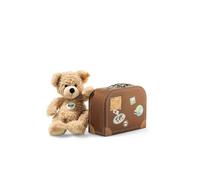 STEIFF Osito de peluche Finn, 28 cm beige con maleta