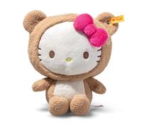 Steiff Hello Kitty - Disfraz de Oso de Peluche (20 cm, Capucha Desmontable, Regalo para niños y coleccionistas, Lavable a máquina)
