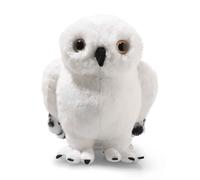Steiff Lechuza Hedwig, Harry Potter, Peluche Adorable con Ojos de plástico, peques, niños y niñas, Friends, 21 cm, Blanco, 024214