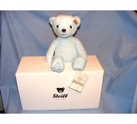 Steiff Mi Primera Oso Azul Suave Cuerpo Felpa Regalo 242144 Nuevo Bebé en Caja