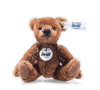 Steiff Mini 4" Teddy Bear Mohair Plush, Premium Stuffed Animal, Brown