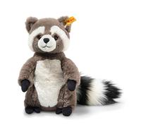 Steiff Pedro Mapache de 23 cm, Color marrón/Blanco, Peluche de Peluche, Suave Peluche, para niñas y niños, Lavable a máquina