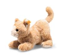 Steiff Peluche Gatito Cassie, Peluche Adorable con Ojos de plástico, para niños y niñas, Soft Cuddly Friends, Peluche 26 cm, Naranja, 099182
