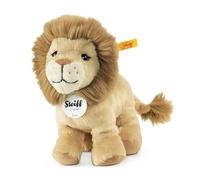 Steiff Peluche León Leo, Peluche Adorable con Ojos de plástico, para niños y niñas, Peluche 16 cm, Beige, 066658