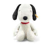 Steiff Peluche Snoopy, bonito peluche para niños, niñas y bebés a partir de 0 meses, Soft Cuddly Friends, 30 cm, blanco, 024702