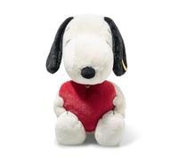 Steiff Peluche Snoopy Love 024375 para niños, niñas y bebés a partir de 0 meses, 30 cm, color blanco