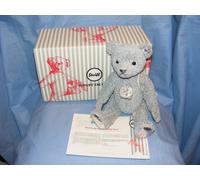 Steiff Platino Papel Oso Edición Limitada en Caja 006999 Nuevo Papel Felpa Raro