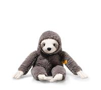 Steiff Sanny Perezoso 35 cm Gris Oscuro, Peluche Sloth, Suave Peluche, de Peluche Suave, para niñas y niños, Lavable a máquina