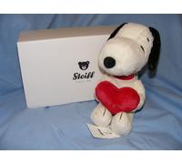 Steiff Snoopy Love 024375 Nuevo En Stock Perro Beagle Con Caja De Regalo Steiff