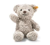 Steiff Soft Cuddly Friends - Oso de Peluche (28 cm), diseño de Miel, Color Gris Claro