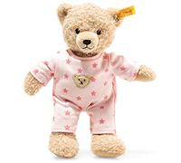 Steiff Teddy and Me - Oso de Peluche para niña con Pijama, 25 cm, Suave y Lavable