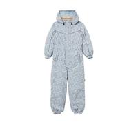 Steiff Traje de nieve EU talla 104, azul cachemira, mono cálido de invierno, con capucha, ideal para nieve y exterior, traje de esquí para niños, lavable a máquina