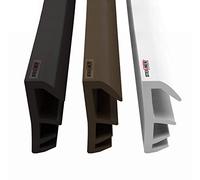 STEIGNER Burlete tipo mariposa Burlete para ventana Ancho de ranura 5mm de TPE, 30m, MARRON, SFD14