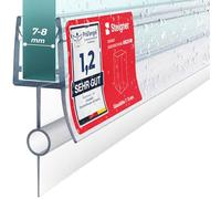 STEIGNER Junta de Ducha, Junta de Sellado, 190 cm, Espesor del Vidrio 7/8 mm, Junta Recta PVC, UK22-08