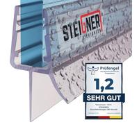 STEIGNER Junta de Ducha, Junta de Sellado, 50 cm, Espesor del Vidrio 6/7/8 mm, Junta Recta PVC, UK03