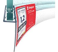 STEIGNER Junta mampara ducha curvada 80 cm UK04 (1 ud.) - Junta curvada para ducha semicircular o cuarto de círculo con puerta 3,5-5 mm - Color: transparente - Material flexible, Fácil instalación