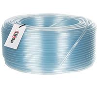 STEIGNER Manguera de gasolina PVC, Manguera de agua, Manguera técnica, Transparente, Diámetro: 4-7 mm, Longitud: 25 m, SBS-03-25