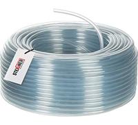 STEIGNER Manguera de gasolina PVC, Manguera de agua, Manguera técnica, Transparente, Diámetro: 5-8 mm, Longitud: 1 m, SBS-05-1