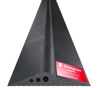 STEIGNER Umbral garaje 1m EPDM negro 14mm x 78mm SGD01 - Junta para puerta garaje aislante apta a varios tipos de puertas - Barrera anti inundaciones, protección térmica, antitormene d’eau