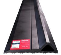 STEIGNER Umbral garaje 2m EPDM negro 17mm x 80mm SGD04 - Junta para puertas de garaje aisladas, compatible con el tipo Hörmann - Barrera anti inundaciones, protección térmica, antitormenta