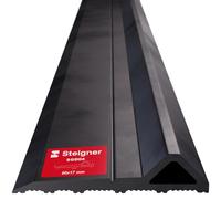STEIGNER Umbral garaje 3m EPDM negro 17mm x 80mm SGD04 - Junta para puertas de garaje aisladas, compatible con el tipo Hörmann - Barrera anti inundaciones, protección térmica, antitormenta